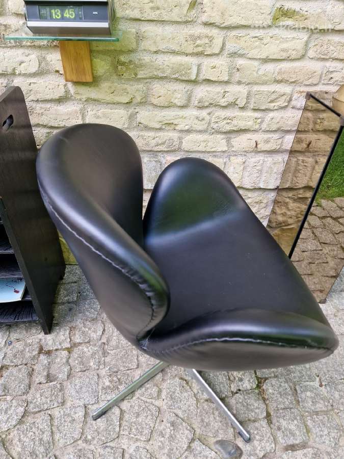 Vintažinė mid century kėdė Swan 3320 - nuotraukos Nr. 15