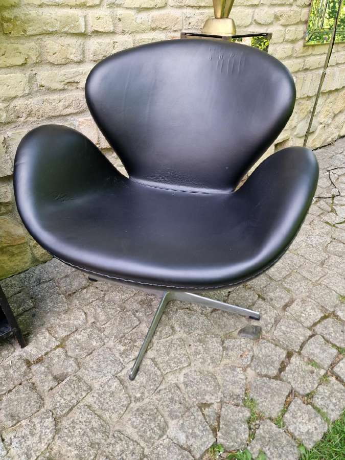 Vintažinė mid century kėdė Swan 3320 - nuotraukos Nr. 18