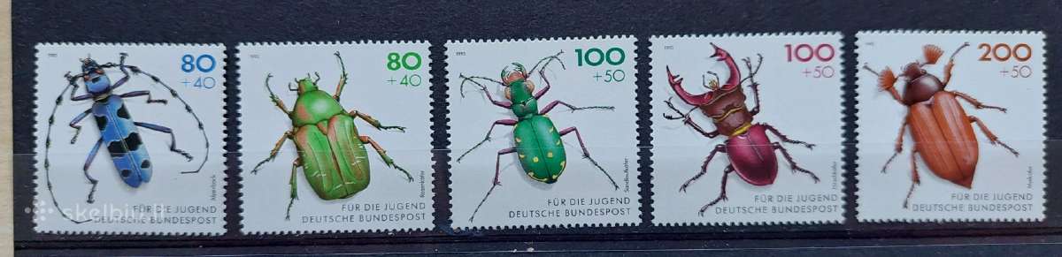 Vokietija 1993 vabzdžiai ,švarus, Michel Nr1666-16