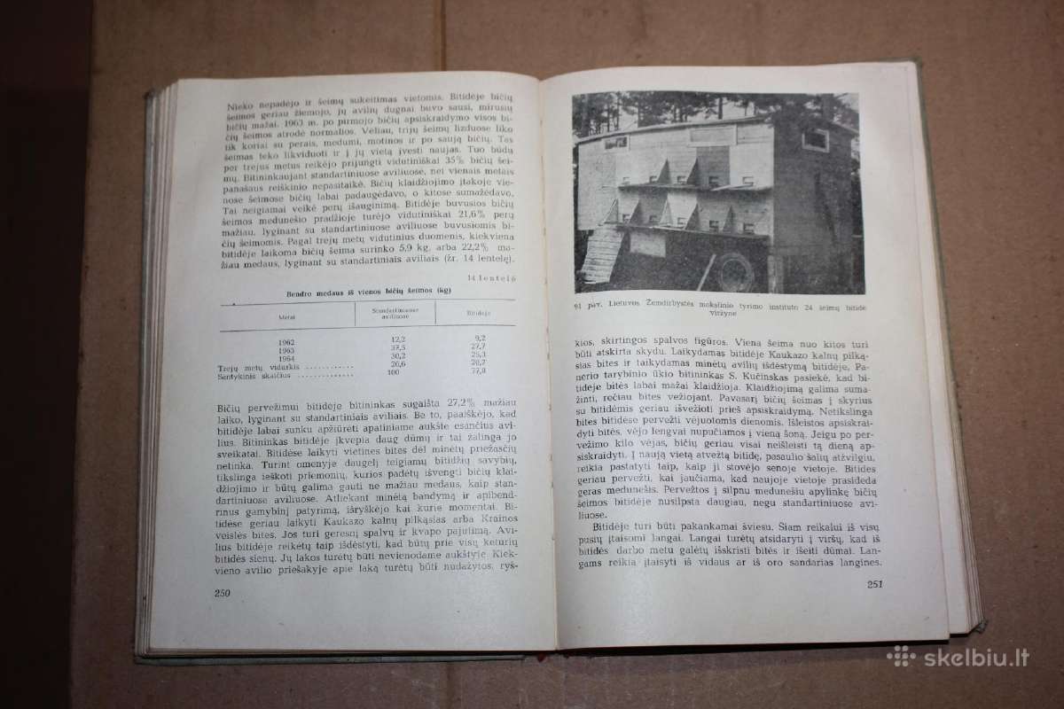 Bitininkystė knyga vadovėlis agronomams 1970m. - nuotraukos Nr. 6