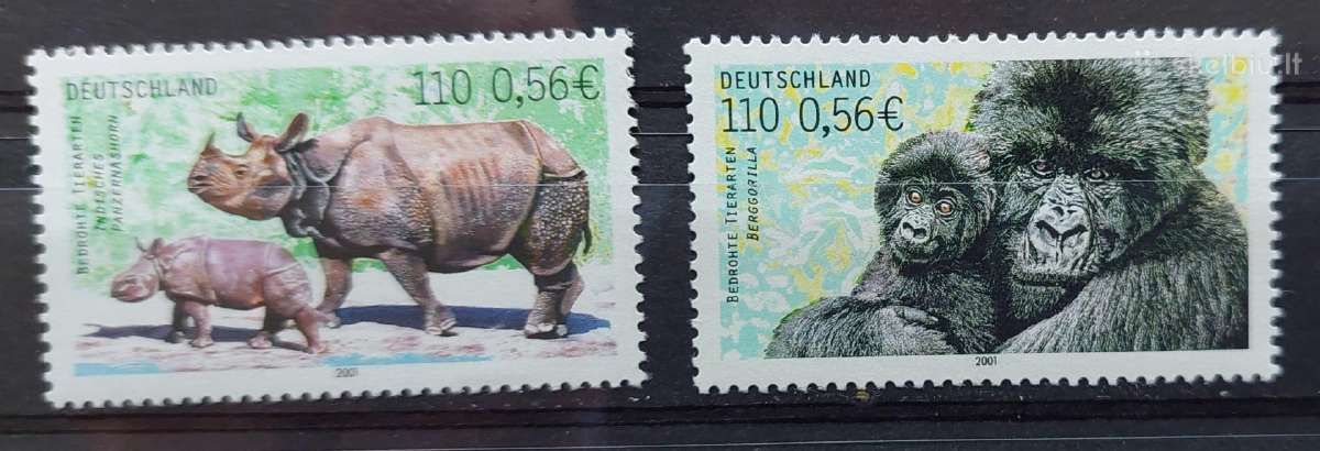 Vokietija 2001 zoologijos sodas ,švarus, Michel N