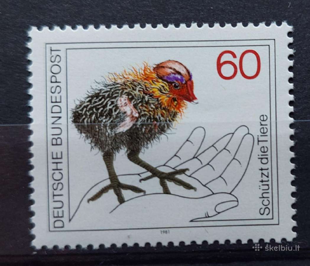 Vokietija 1981 paukštis ,švarus, Michel Nr1102