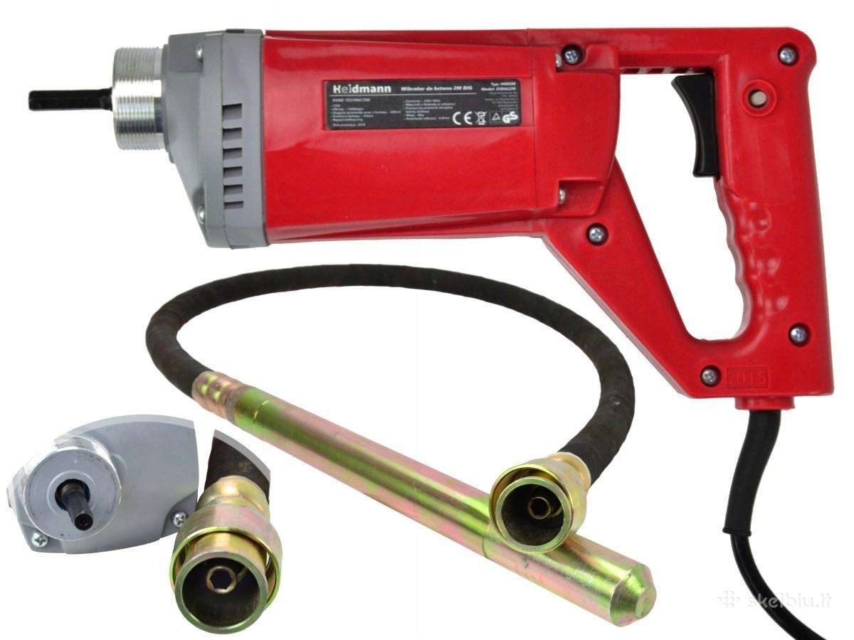 Betono vibratorius Heidmann 1250w, 47€ - nuotraukos Nr. 2