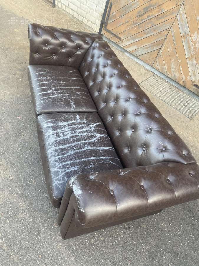 Chesterfield trijų dalių komplektas - nuotraukos Nr. 5