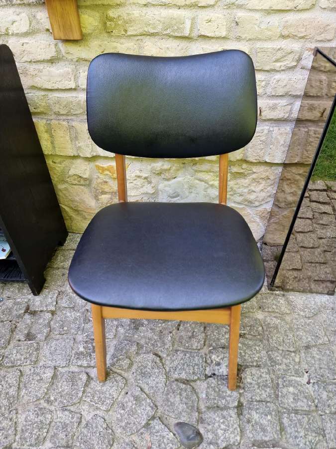 Vintažinė mid century daniška kėdė - nuotraukos Nr. 5