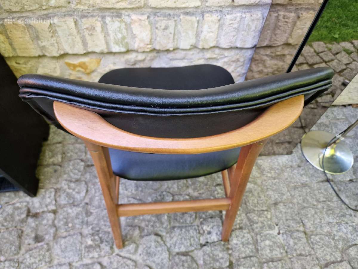Vintažinė mid century daniška kėdė - nuotraukos Nr. 8