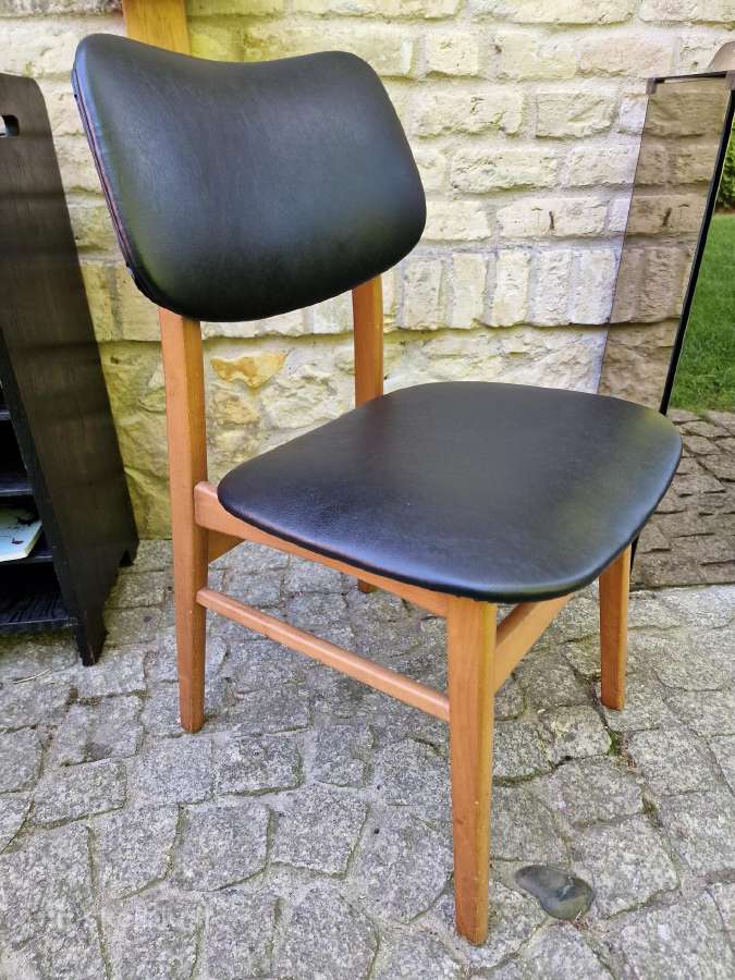 Vintažinė mid century daniška kėdė - nuotraukos Nr. 12