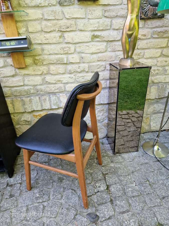 Vintažinė mid century daniška kėdė - nuotraukos Nr. 14