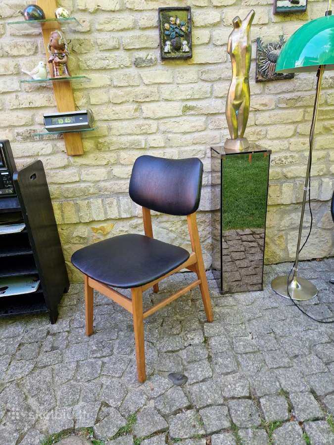 Vintažinė mid century daniška kėdė - nuotraukos Nr. 15
