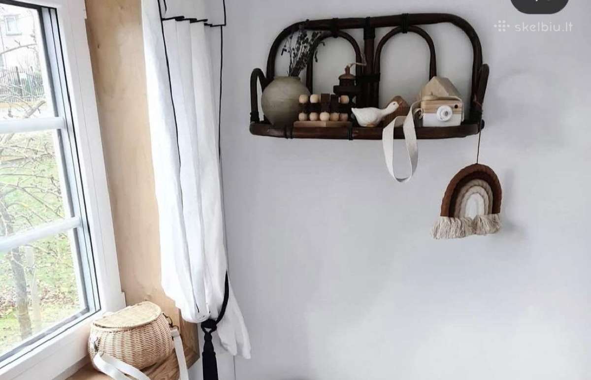 Vintažiniai vaikiški baldai lovelė, lova, stalas, - nuotraukos Nr. 3