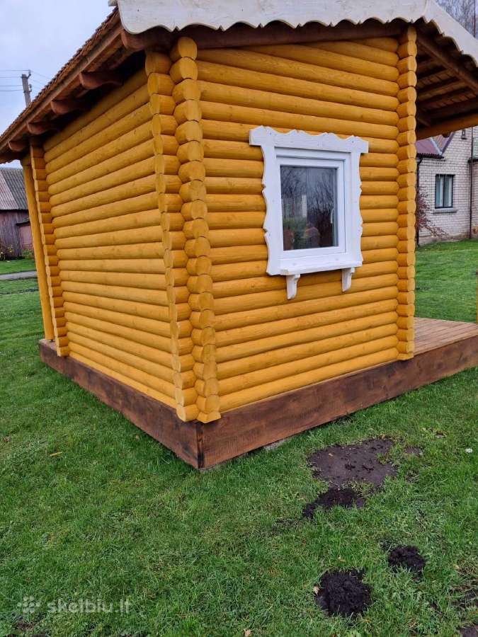 Mediniai lauko baldai, pavėsinės, supynės. - nuotraukos Nr. 10