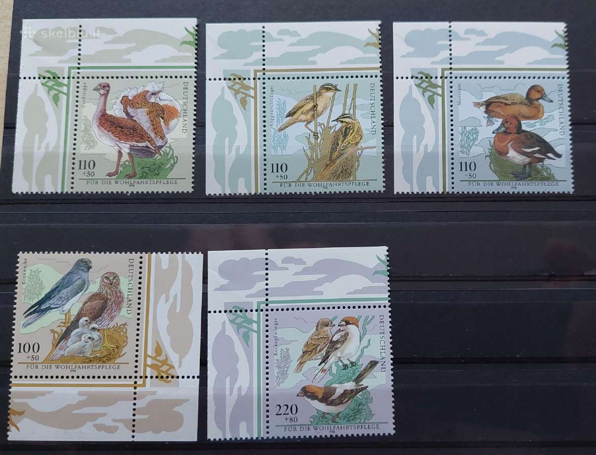 Vokietija 1998 paukščiai ,švarus, Michel Nr 2015-2