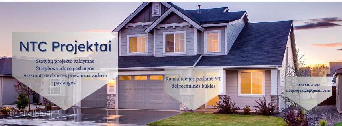 Tech. priežiūra, statybų vadovas, koordinatorius,