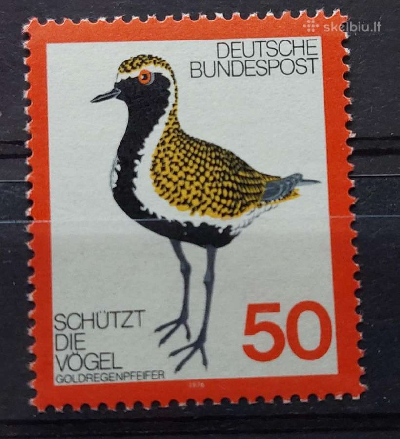Vokietija 1976,paukštis,švarus, Michel Nr901