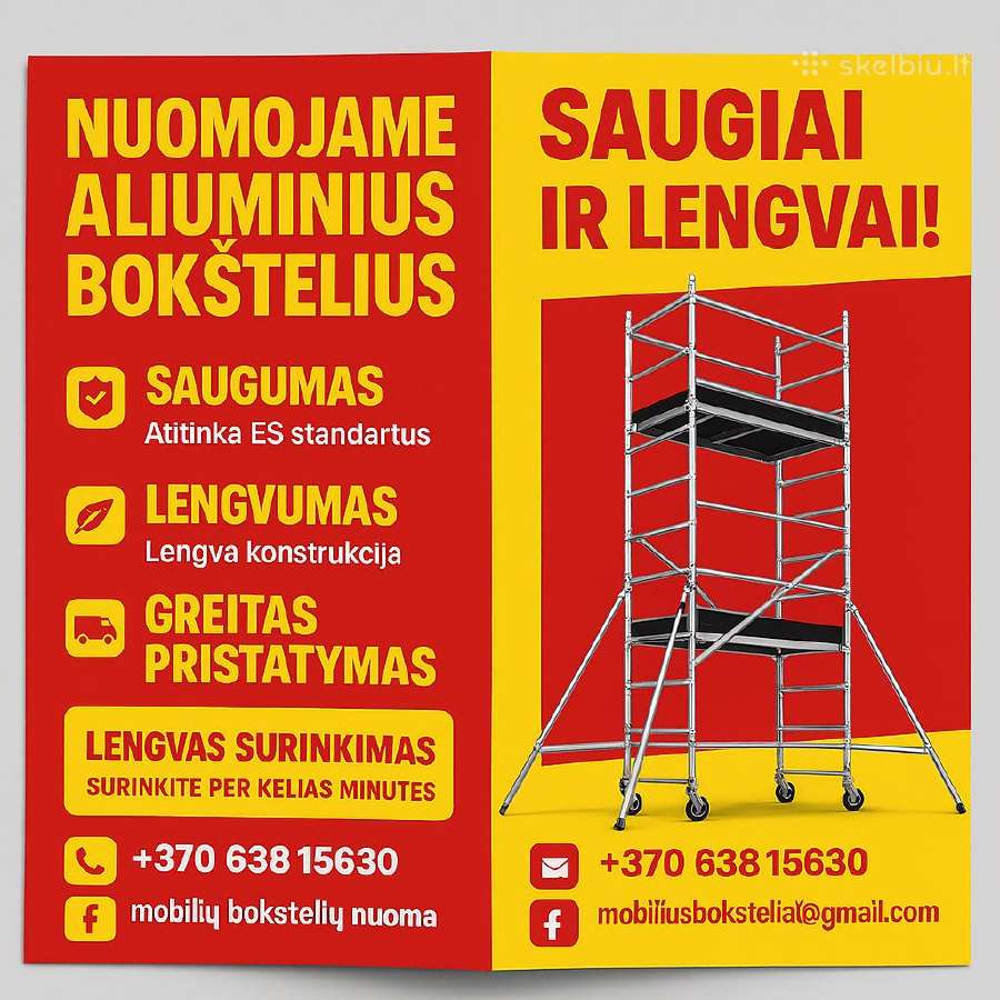 Pigiausia Mobilių bokštelių nuoma - nuotraukos Nr. 2