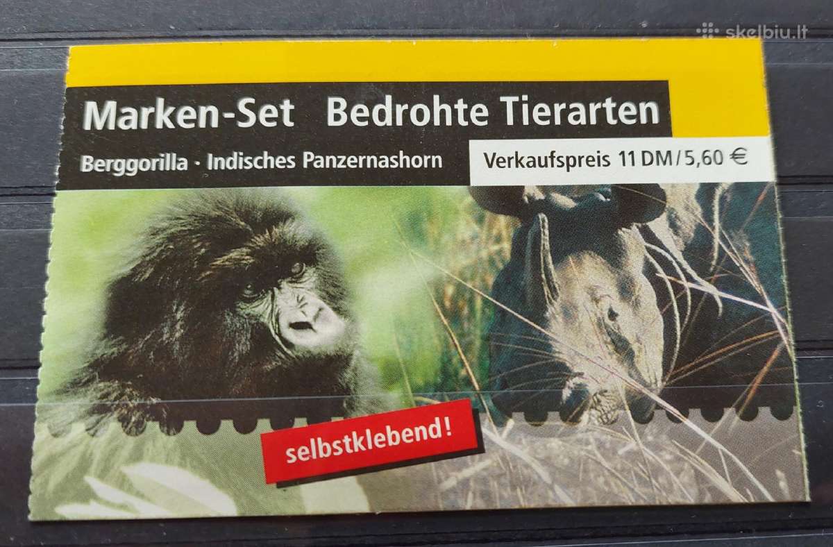 Vokietija 2001 zoologijos sodas,švarus,bukletas Mi - nuotraukos Nr. 2