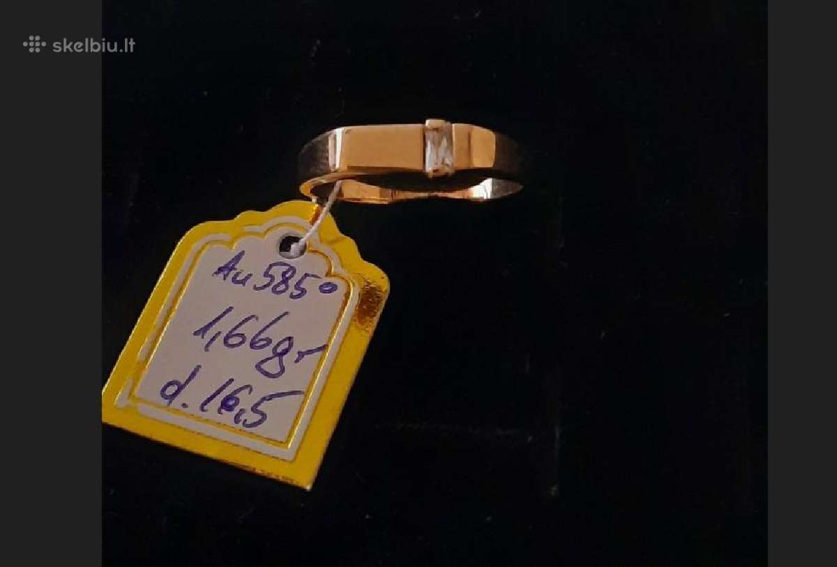 Auksiniai Žiedai nuo 113eur. - nuotraukos Nr. 12