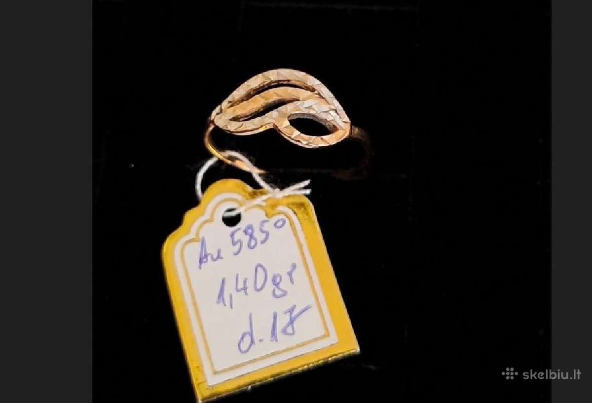 Auksiniai Žiedai nuo 113eur. - nuotraukos Nr. 15