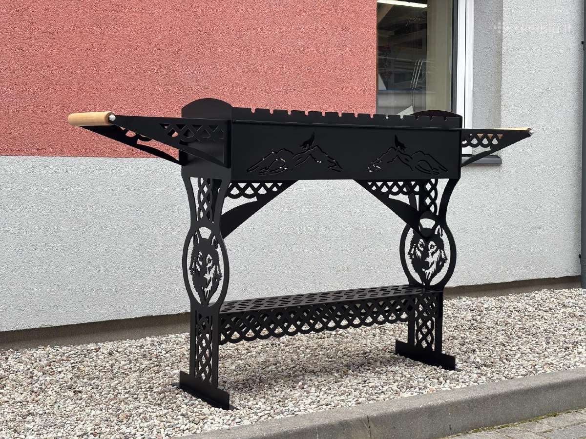 Šašlykinė XXL - 13 stambių iešmų arba 3 grotelės - nuotraukos Nr. 8