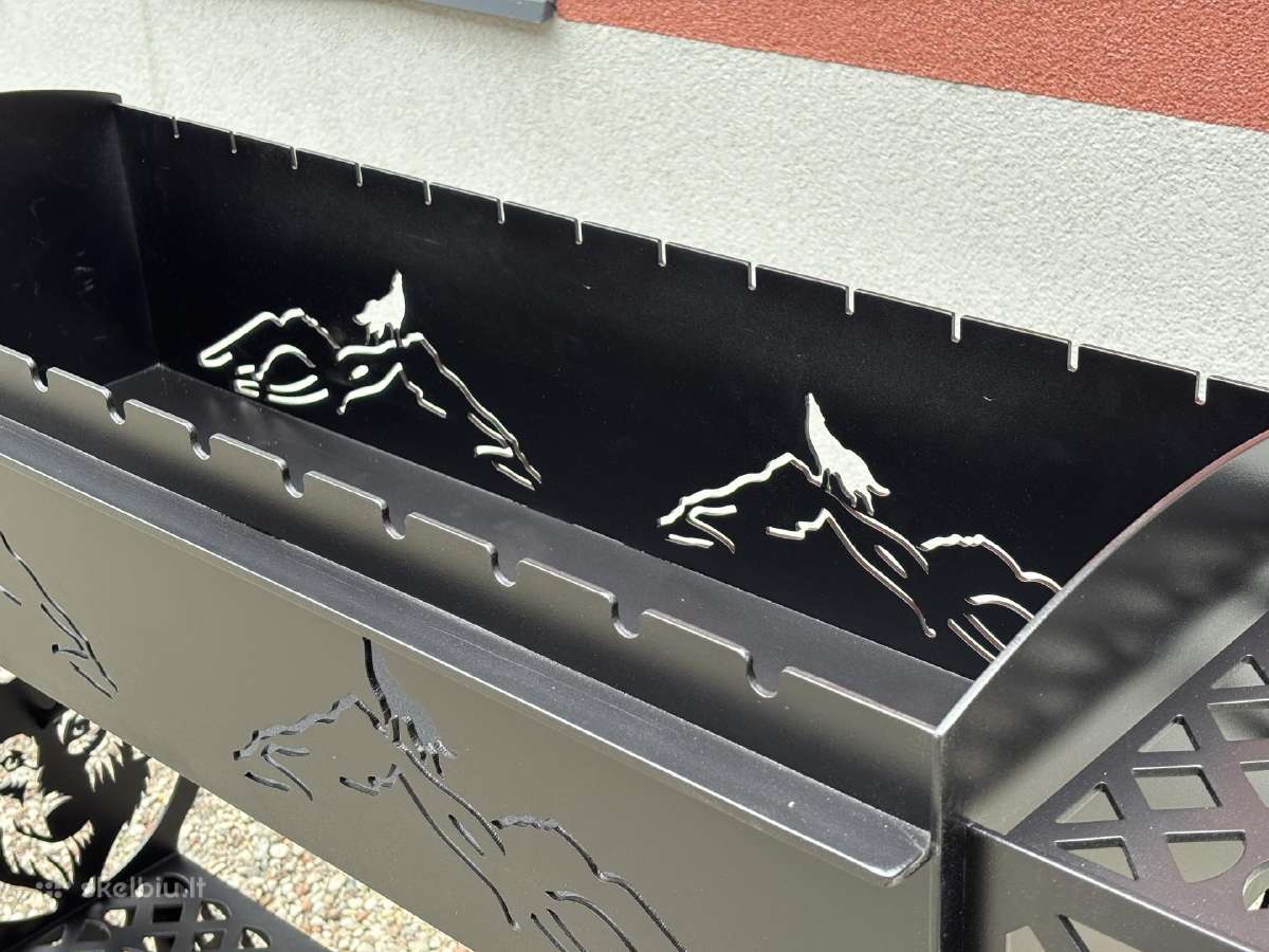 Šašlykinė XXL - 13 stambių iešmų arba 3 grotelės - nuotraukos Nr. 7