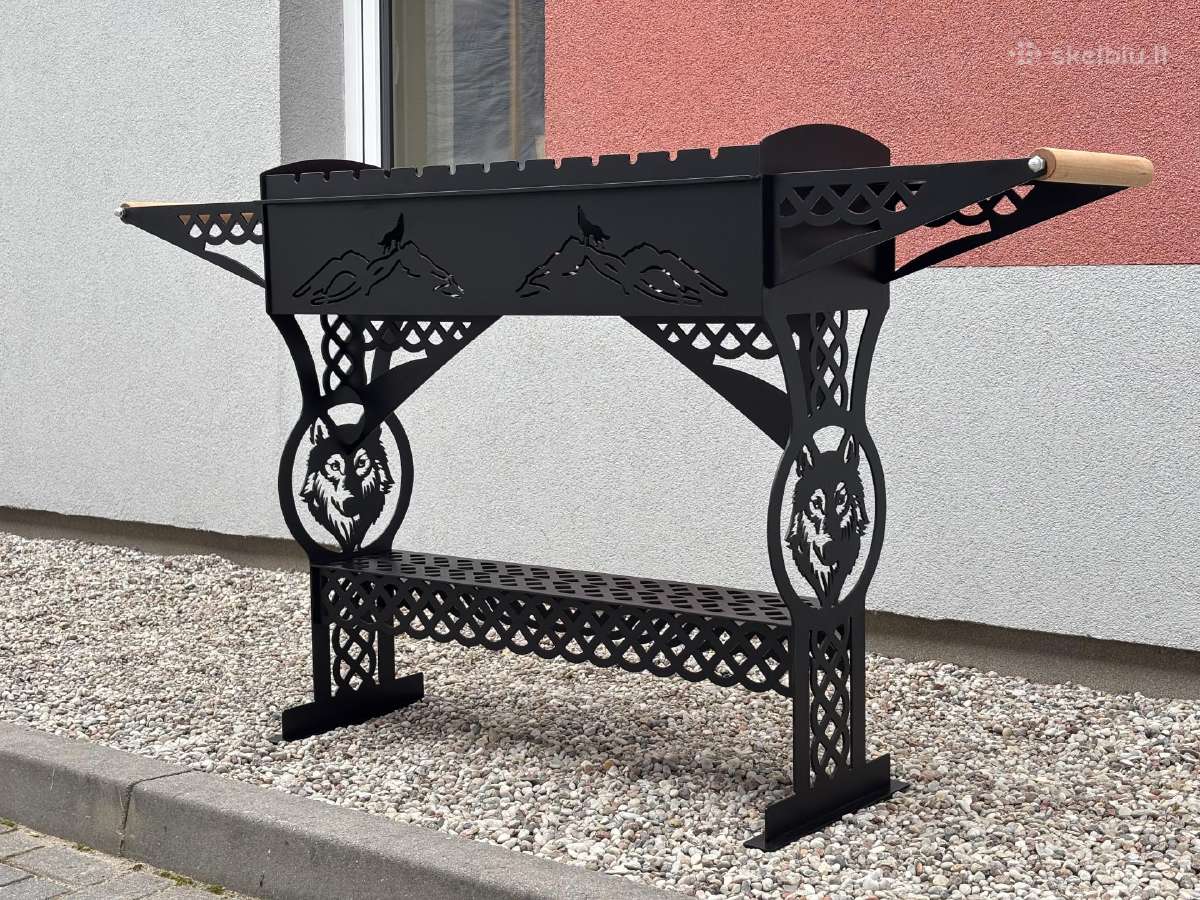 Šašlykinė XXL - 13 stambių iešmų arba 3 grotelės - nuotraukos Nr. 6