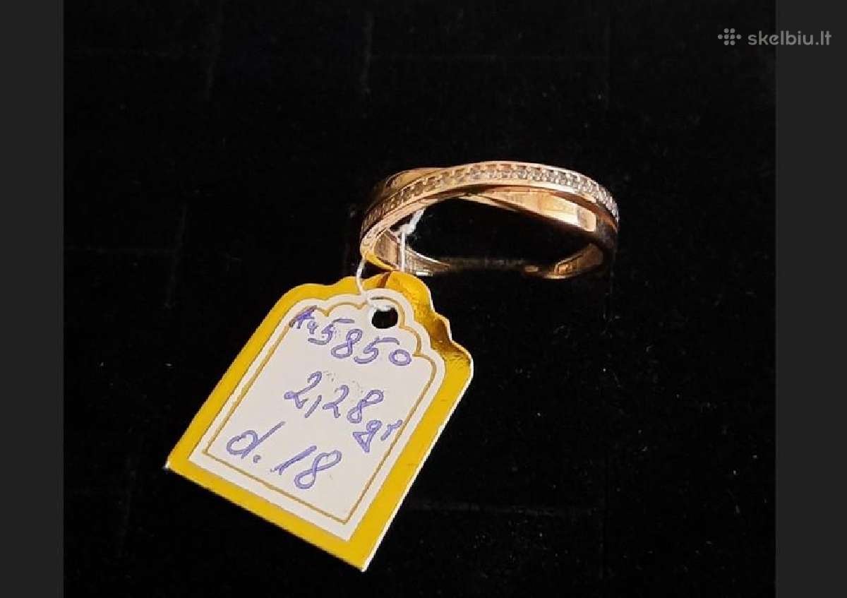 Auksiniai Žiedai nuo 87eur. - nuotraukos Nr. 11