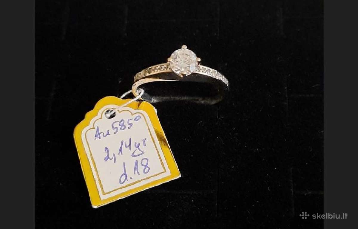 Auksiniai Žiedai nuo 87eur. - nuotraukos Nr. 12