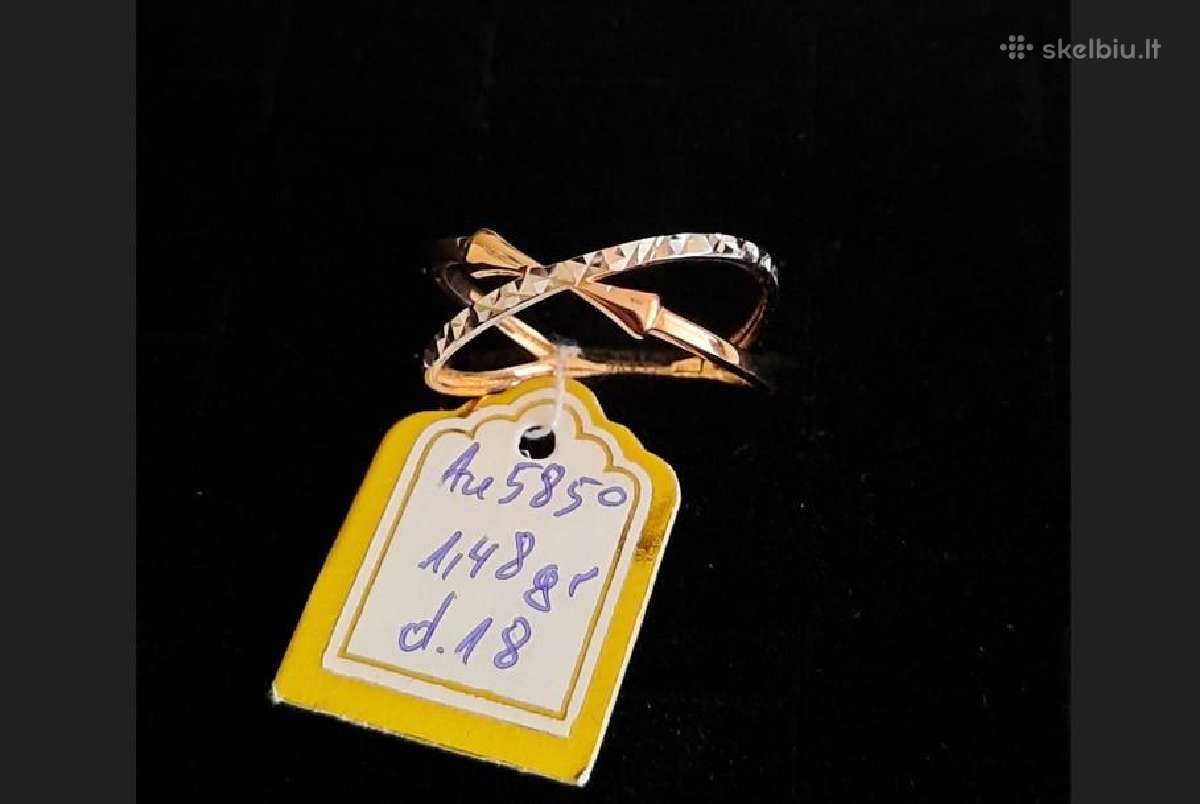 Auksiniai Žiedai nuo 87eur. - nuotraukos Nr. 15