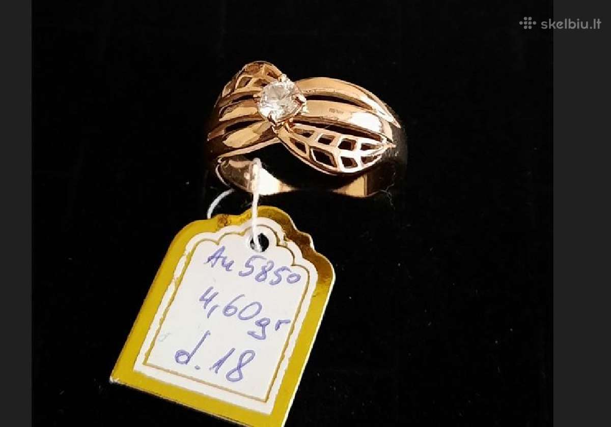 Auksiniai Žiedai nuo 87eur. - nuotraukos Nr. 17