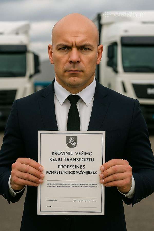 Transporto vadybininkas krovinių vežimo licencijai