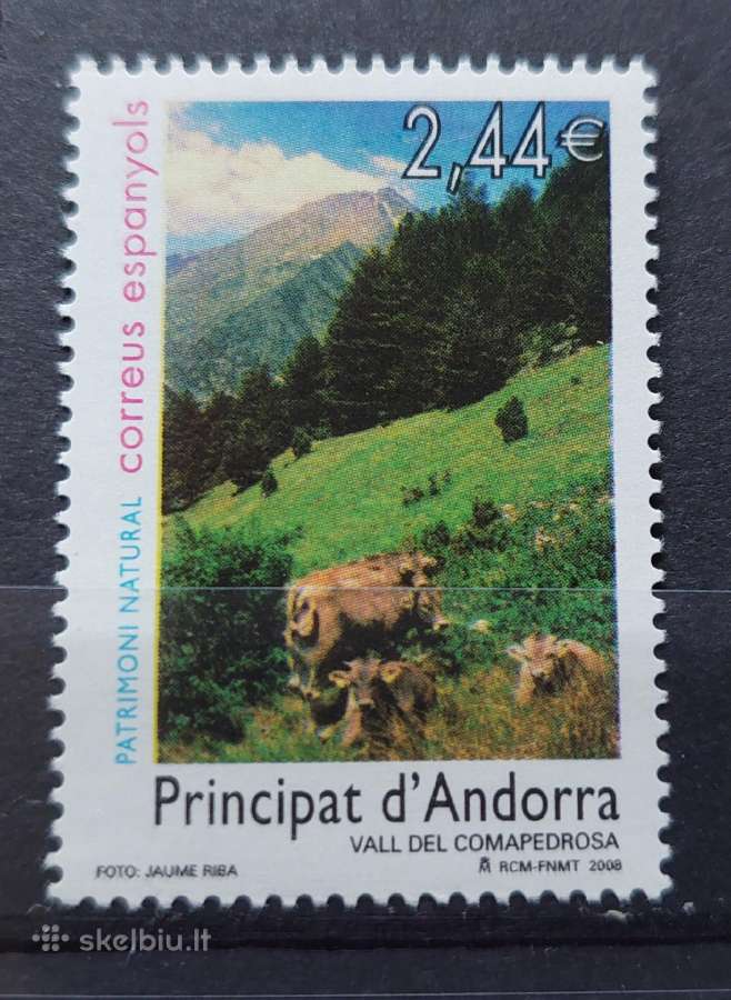Andora (Ispanu) 2008 gamta, švarus Michel Nr.354