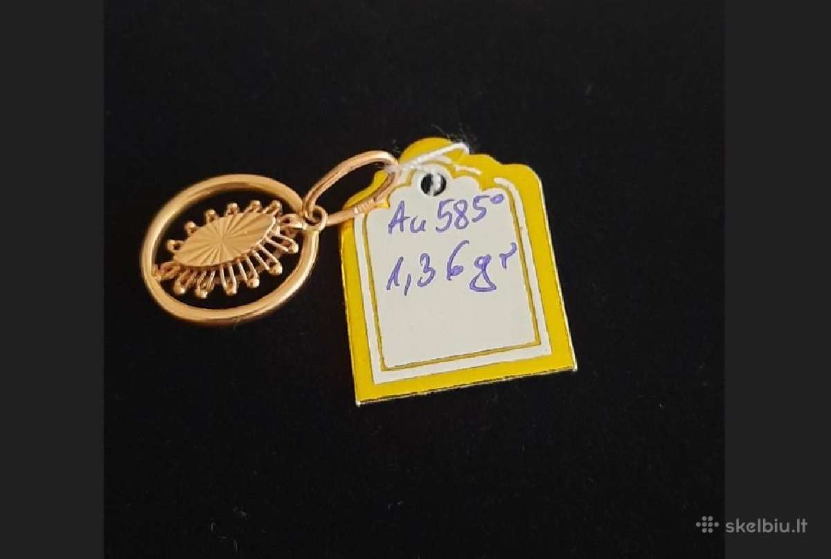 Auksiniai pakabukai nuo 26eur. - nuotraukos Nr. 4