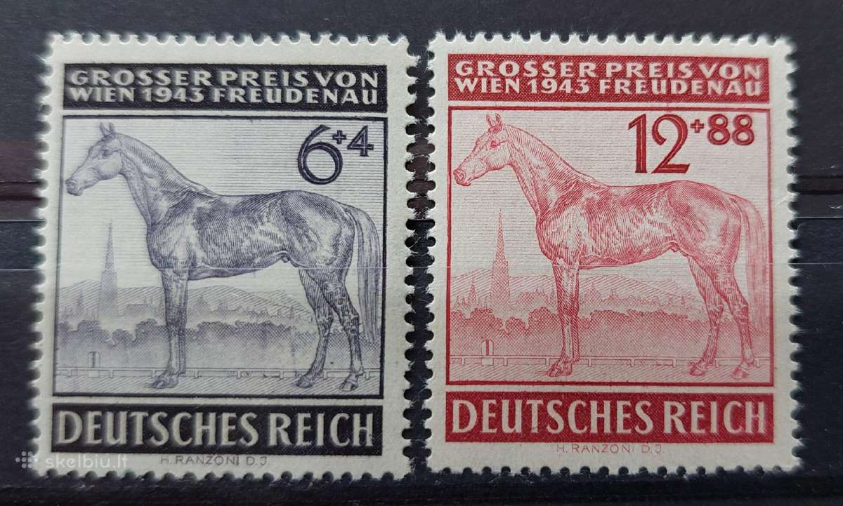 Vokietija(reich) 1943 arkliai,švarus, Michel Nr857