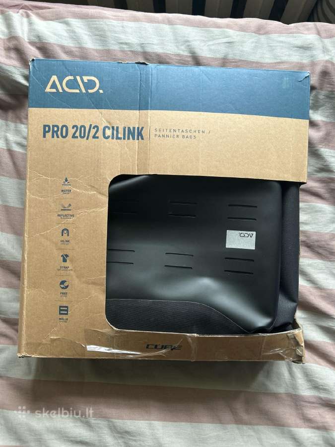 Dviračių krepšiai Acid pro 20/2 cilink