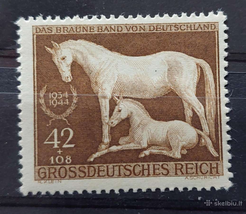 Vokietija(reich) 1944 arkliai,švarus, Michel Nr899
