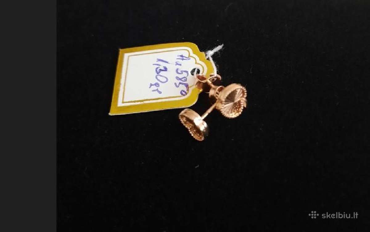 Auksiniai auskarai nuo 86eur. - nuotraukos Nr. 5
