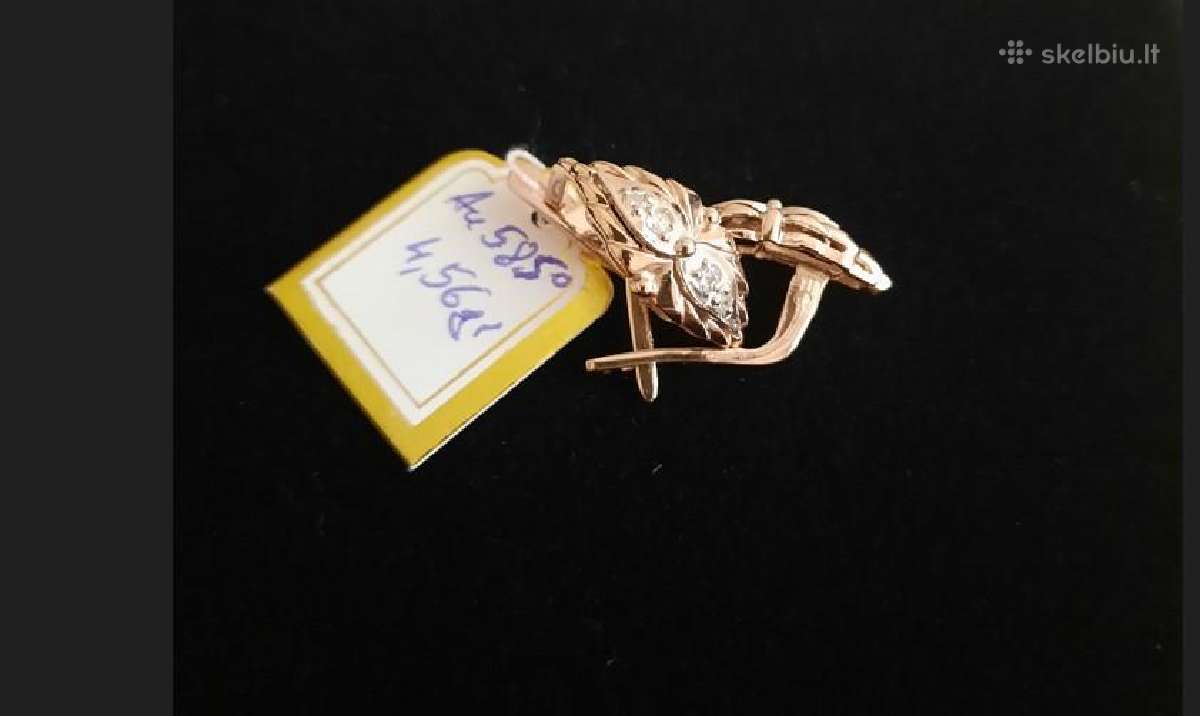 Auksiniai auskarai nuo 86eur. - nuotraukos Nr. 6