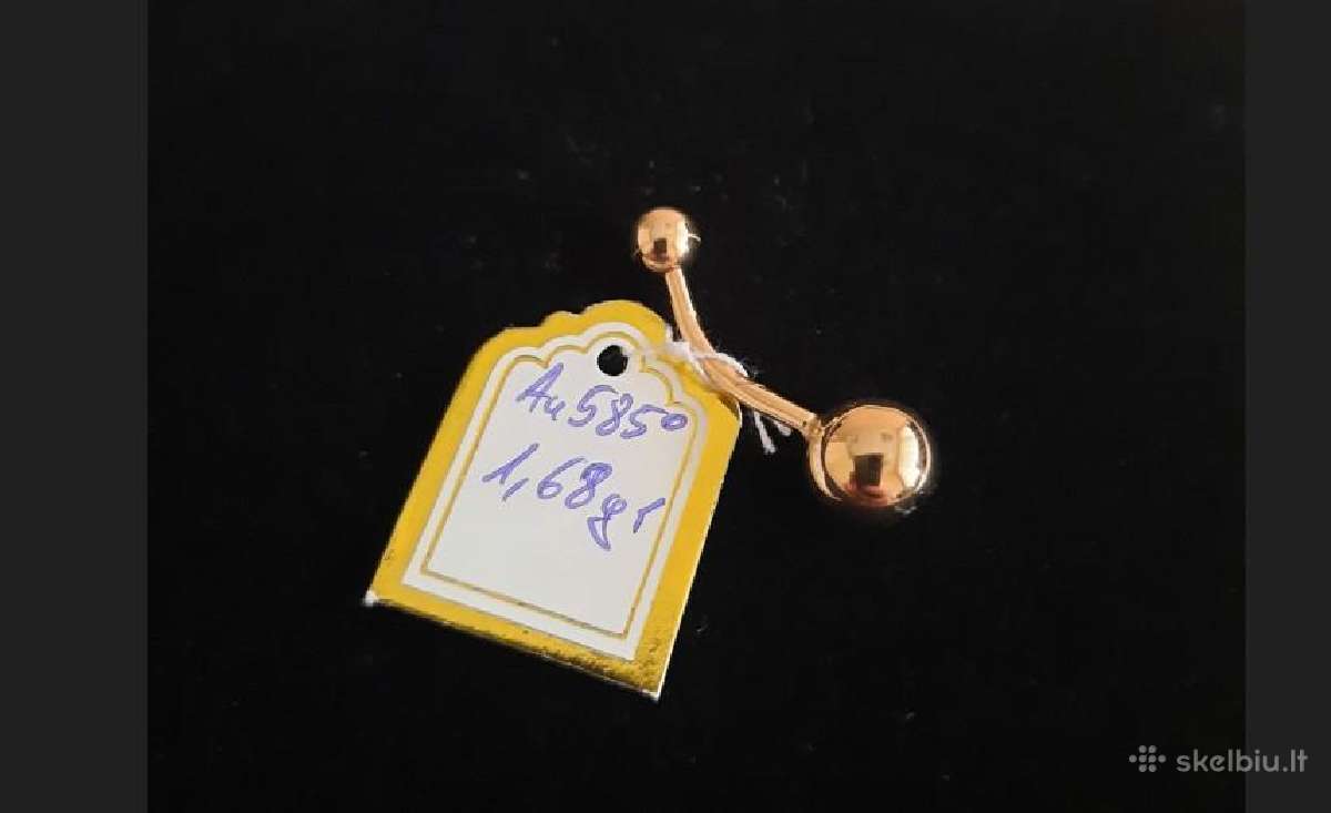 Auksiniai auskarai nuo 86eur. - nuotraukos Nr. 7