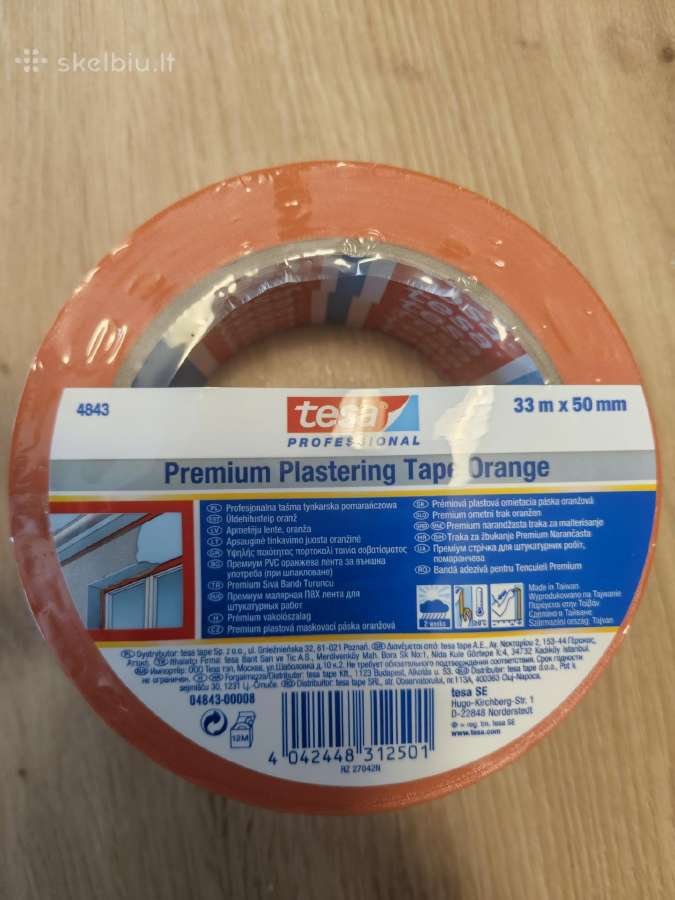 Apsauginė tinkavimo juosta Tesa, 33 m x 50 Premium - nuotraukos Nr. 2
