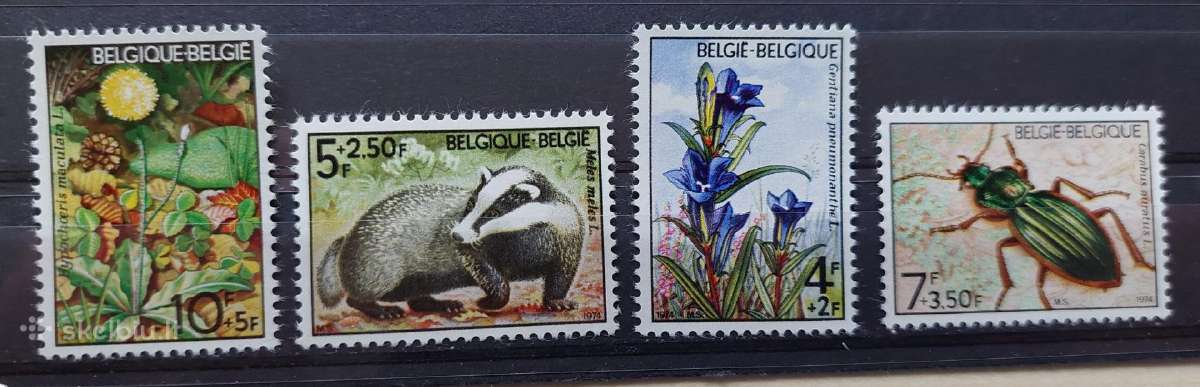Belgija 1974 fauna ir flora švarus, Michel Nr 1790