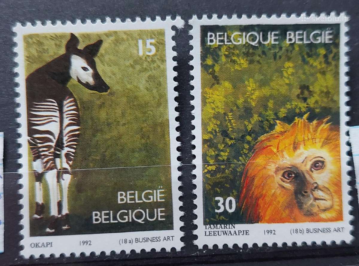 Belgija 1992 zoologijos sodas švarus, Michel Nr 25