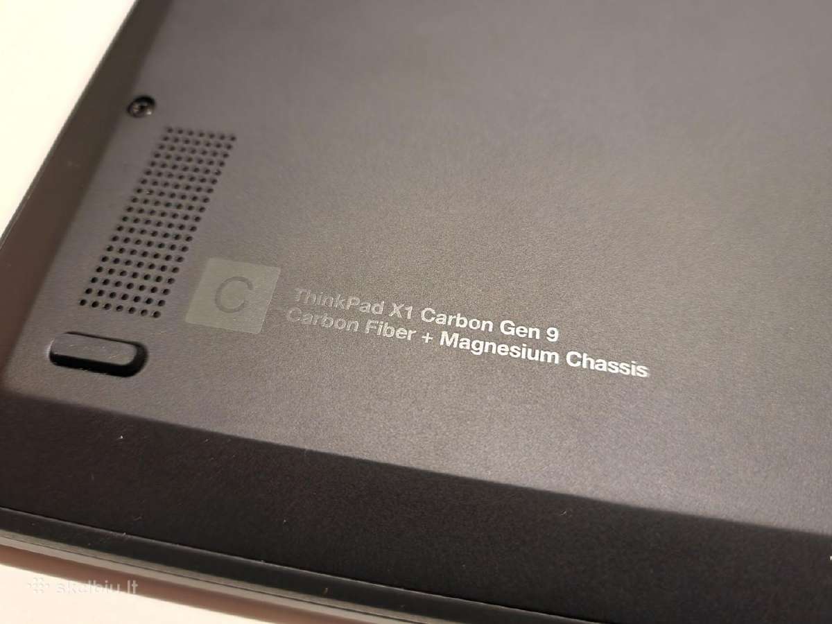 Lenovo Thinkpad X1 Carbon 9th i7-1165g7 - nuotraukos Nr. 10