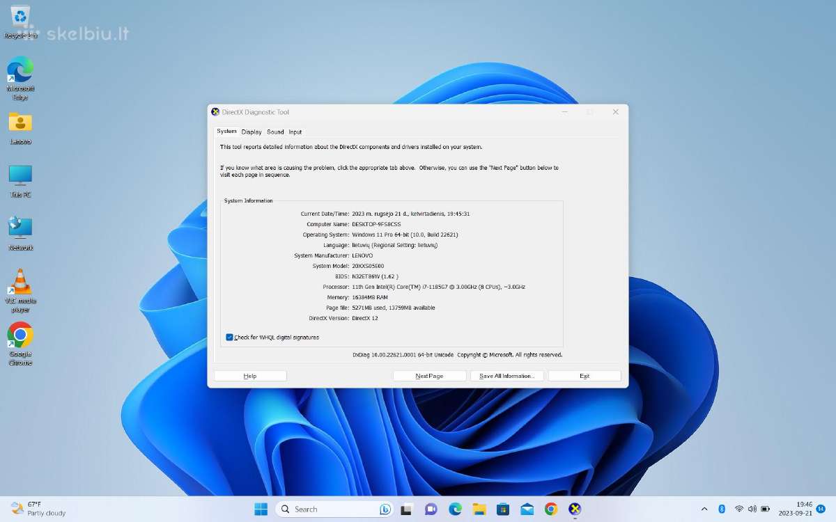 Lenovo Thinkpad X1 Carbon 9th i7-1165g7 - nuotraukos Nr. 11