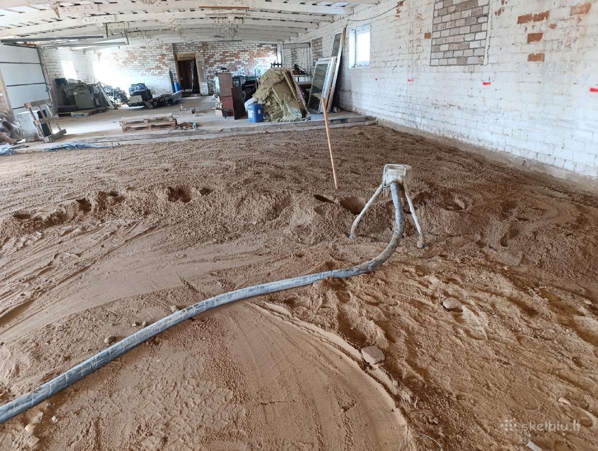 Grindų betonavimas bei paruošimo darbai - nuotraukos Nr. 32