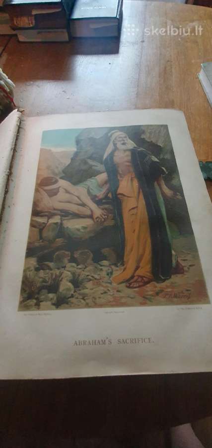 XIX a vidurio Senovinė Altoriaus Biblija - nuotraukos Nr. 3