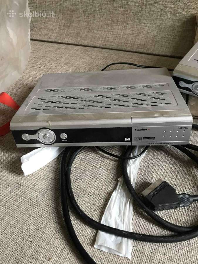 Fyscher F-303fta Sat TV imtuvas 2 Vnt ir stiprekai - nuotraukos Nr. 2