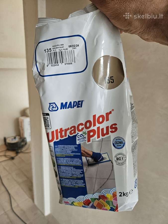 Plytelių siūlių glaistas Kerakoll 26 ir Mapei 135 - nuotraukos Nr. 2