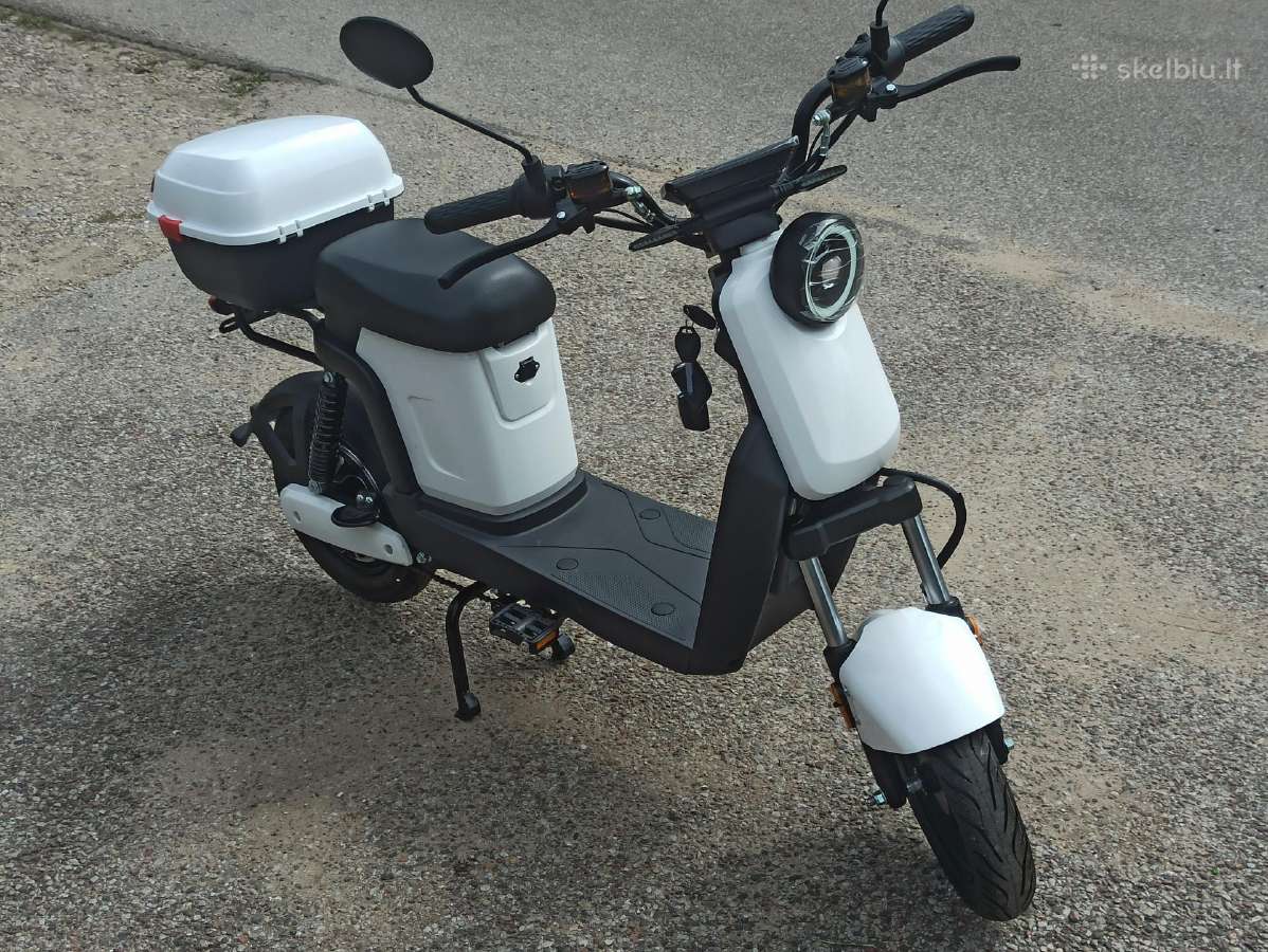 Naujas Elektrinis dviratis Cooperis citycoco riedi - nuotraukos Nr. 3
