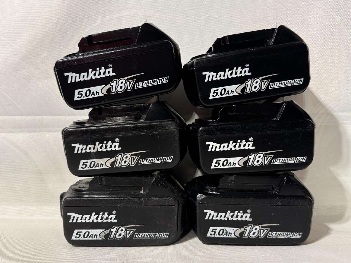 Akumuliatoriai:krovikliai:milwaukee:makita:dewalt - nuotraukos Nr. 25