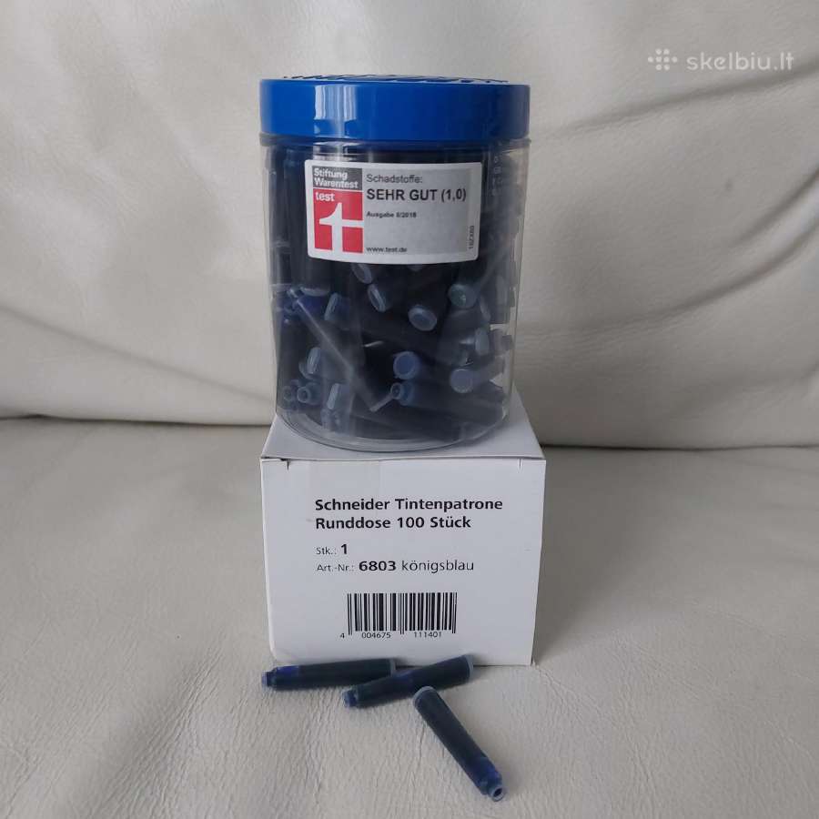 Schneider rašalo kapsulės 100 vnt. - nuotraukos Nr. 2